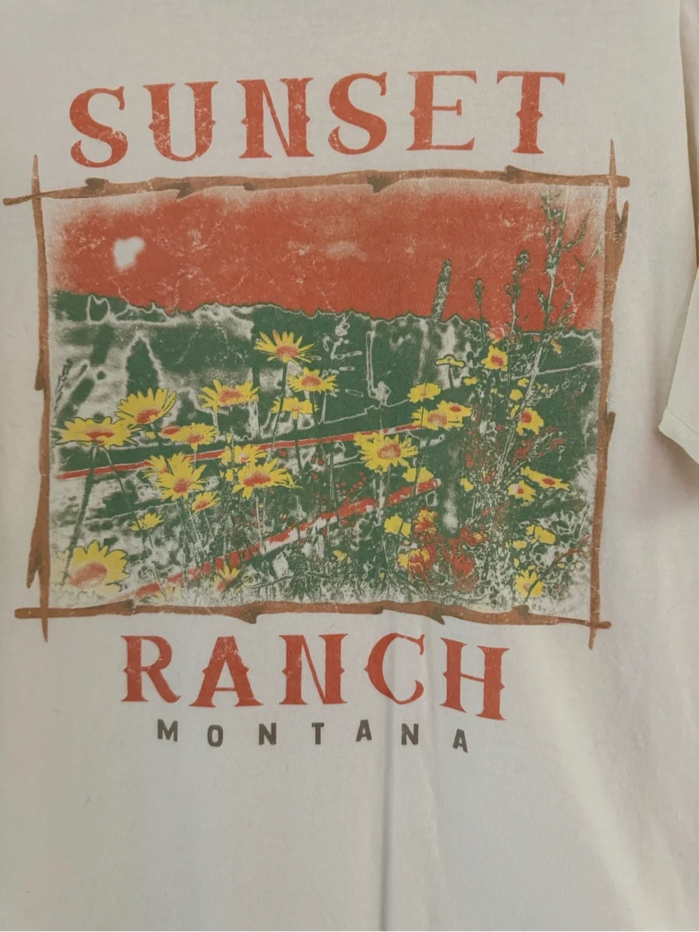 Sunset Ranch T-Shirt Size Medium - Picture 2 of 4